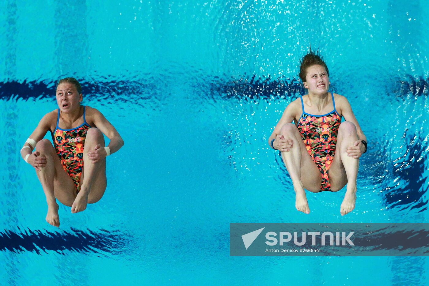 16th FINA World Aquatics Championships. Synchronized diving. Women. 10m platform. Finals