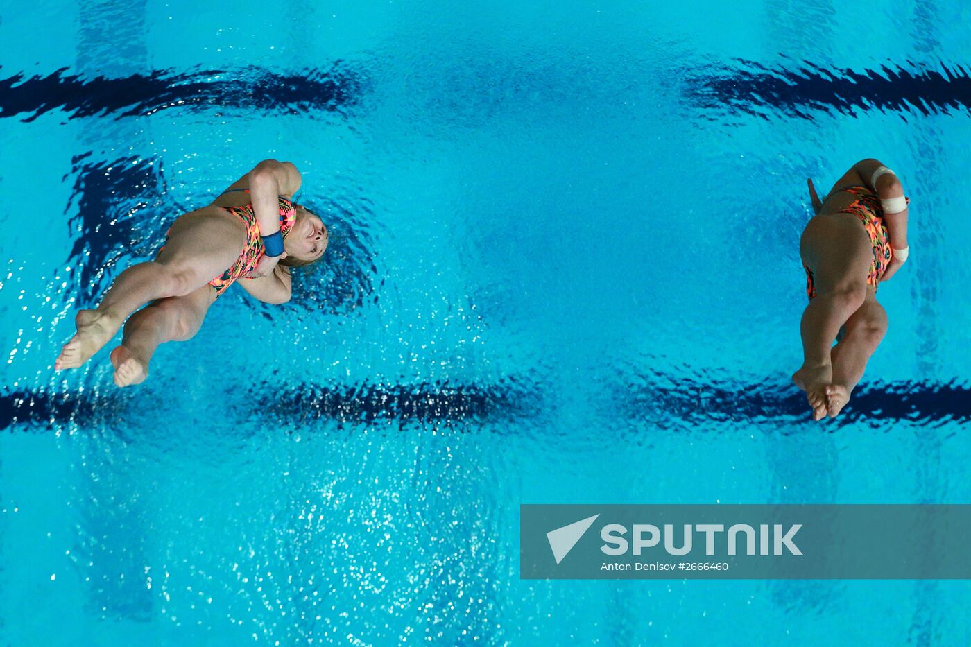 2015 FINA World Championships. Women's 10m platform synchro