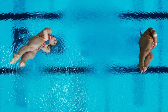 2015 FINA World Championships. Women's 10m platform synchro