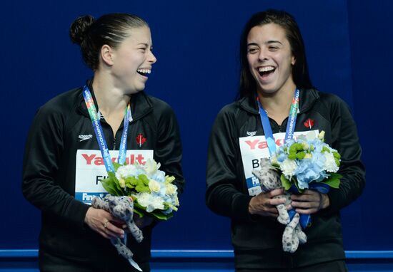 2015 FINA World Championships. Women's synchronised 10m platform diving