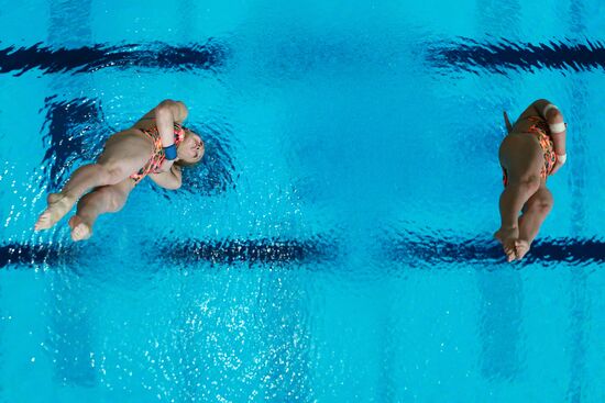 2015 FINA World Championships. Women's 10m platform synchro