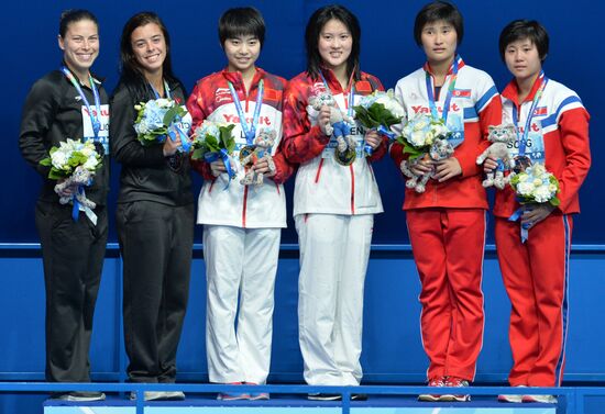 2015 FINA World Championships. Women's synchronised 10m platform diving