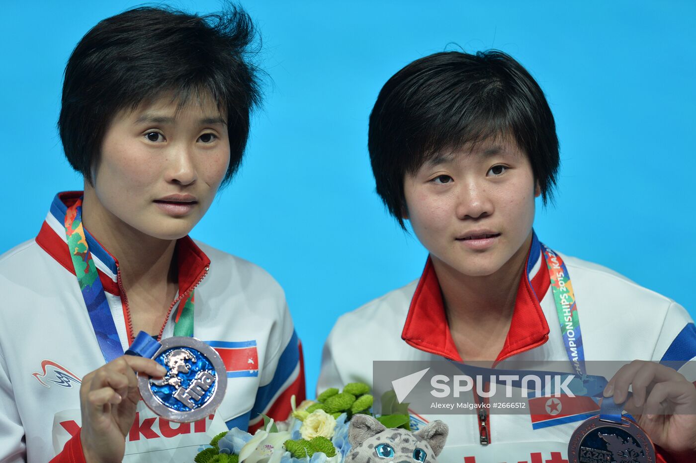 16th FINA World Aquatics Championships. Synchronized diving. Women. 10m platform. Finals