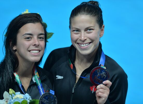 16th FINA World Aquatics Championships. Synchronized diving. Women. 10m platform. Finals