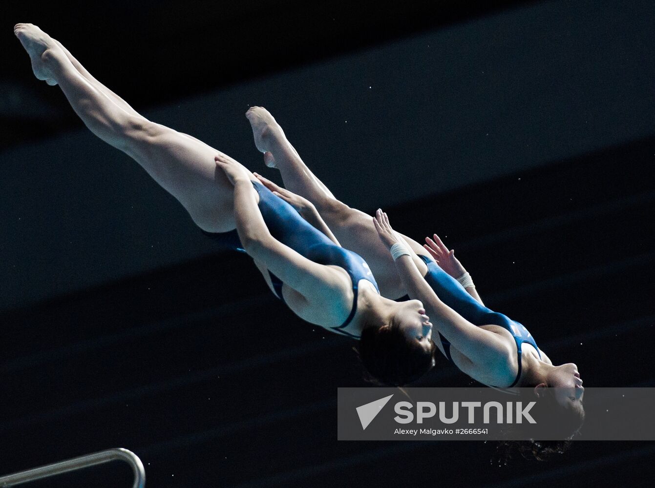 2015 FINA World Championships. Women's synchronised 10m platform diving