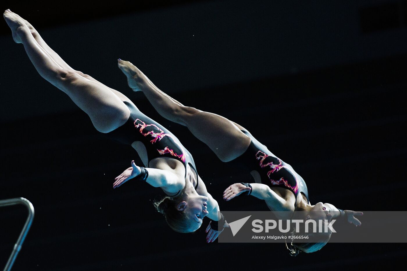 16th FINA World Aquatics Championships. Synchronized diving. Women. 10m platform. Finals