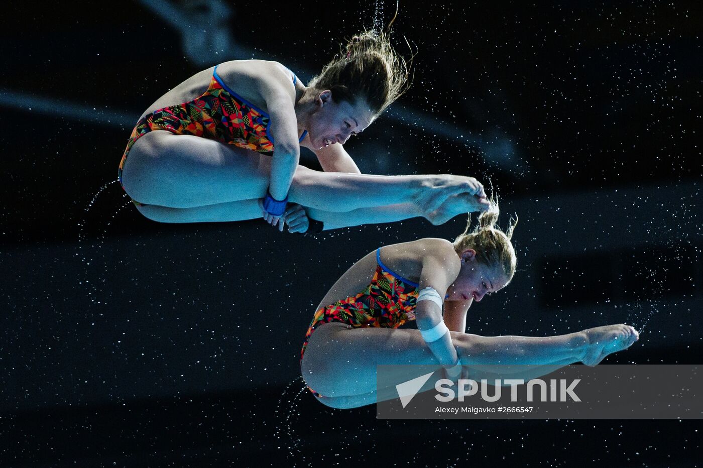 16th FINA World Aquatics Championships. Synchronized diving. Women. 10m platform. Finals