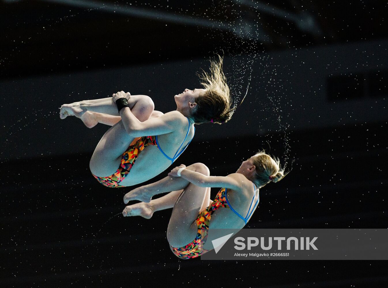 16th FINA World Aquatics Championships. Synchronized diving. Women. 10m platform. Finals