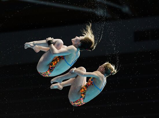 16th FINA World Aquatics Championships. Synchronized diving. Women. 10m platform. Finals