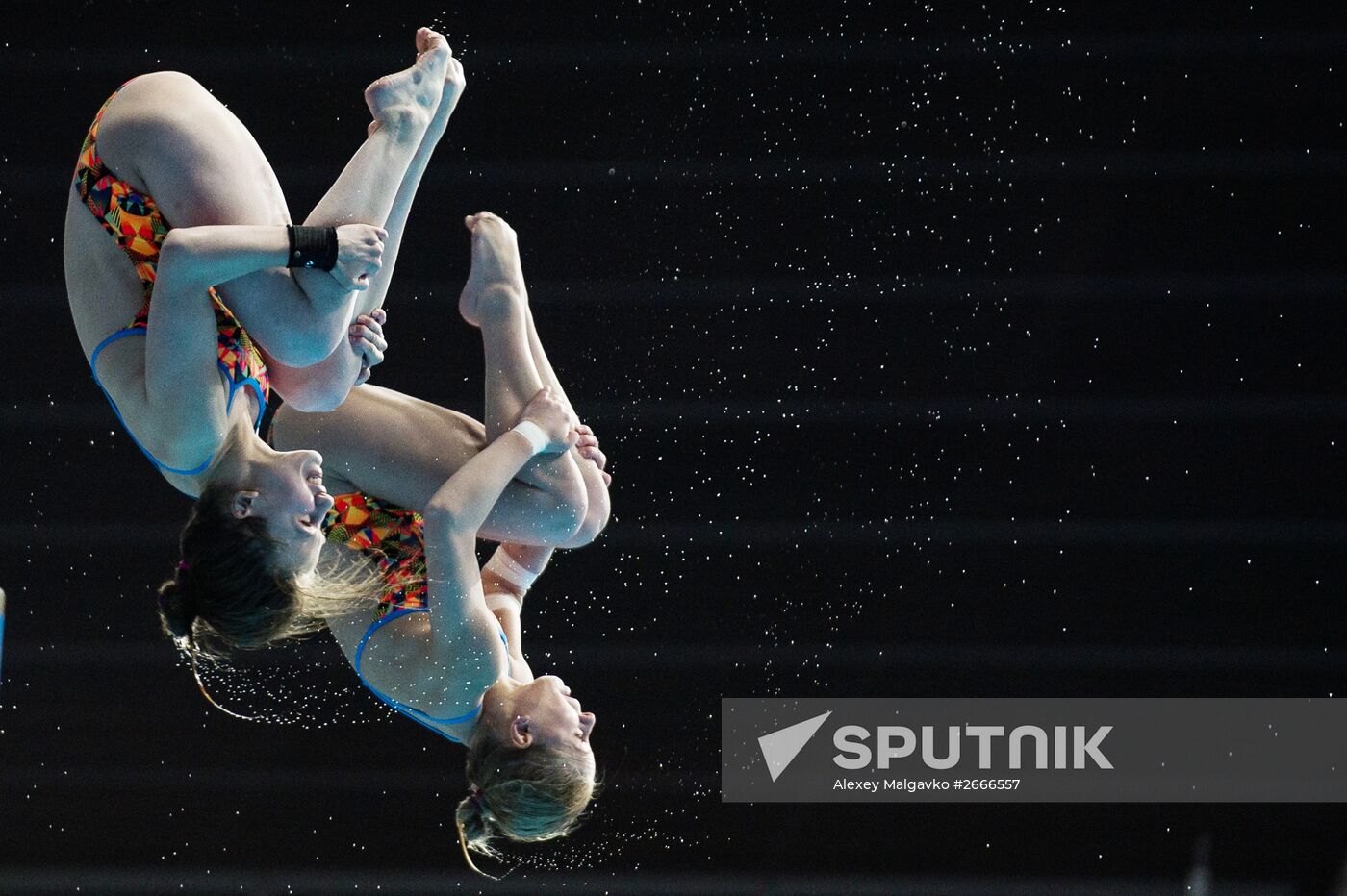 16th FINA World Aquatics Championships. Synchronized diving. Women. 10m platform. Finals