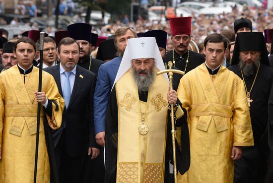 Prayer on Saint Volodymyr Hill in honour of Millennium of Baptism of Kievan Rus
