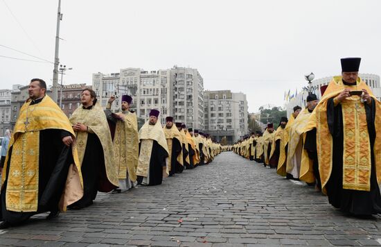Prayer on Saint Volodymyr Hill in honour of Millennium of Baptism of Kievan Rus