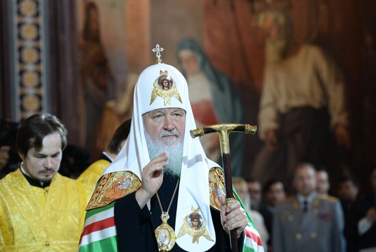 Patriarch Kirill holds divine service on the day of remembering Holy Prince Vladimir Equal to the Apostles