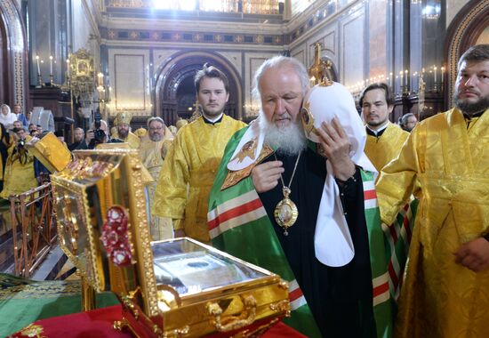 Patriarch Kirill holds divine service on the day of remembering Holy Prince Vladimir Equal to the Apostles