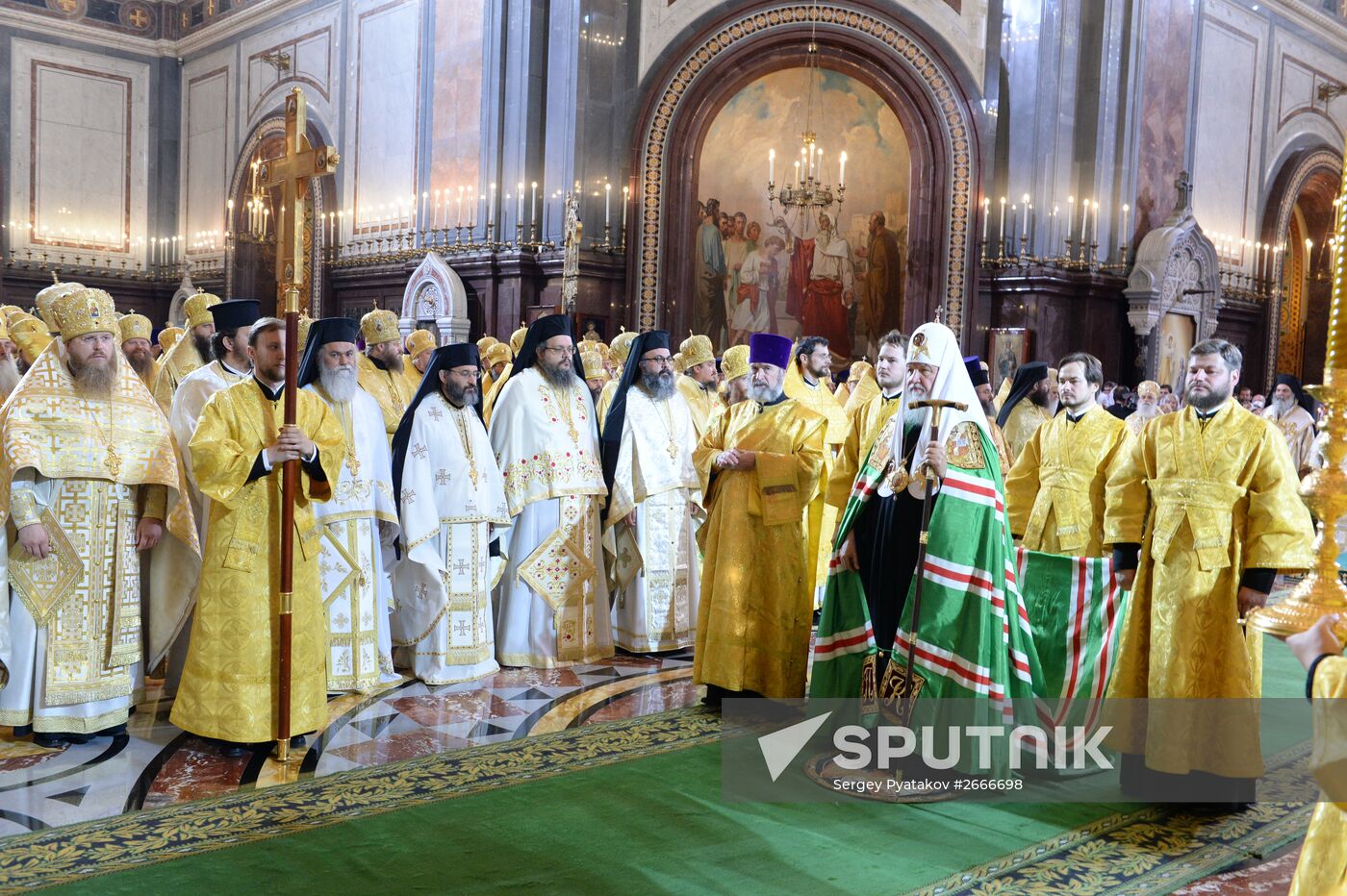 Patriarch Kirill holds divine service on the day of remembering Holy Prince Vladimir Equal to the Apostles
