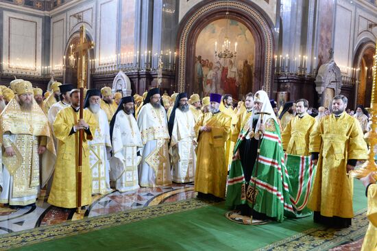 Patriarch Kirill holds divine service on the day of remembering Holy Prince Vladimir Equal to the Apostles