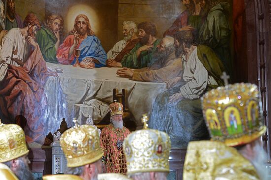 Patriarch Kirill holds divine service on the day of remembering Holy Prince Vladimir Equal to the Apostles