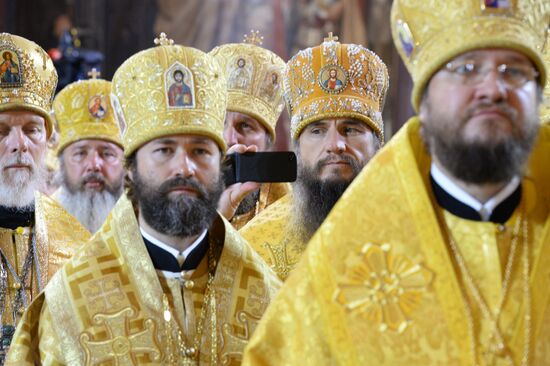 Patriarch Kirill holds divine service on the day of remembering Holy Prince Vladimir Equal to the Apostles