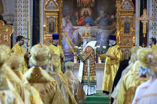 Patriarch Kirill holds divine service on the day of remembering Holy Prince Vladimir Equal to the Apostles