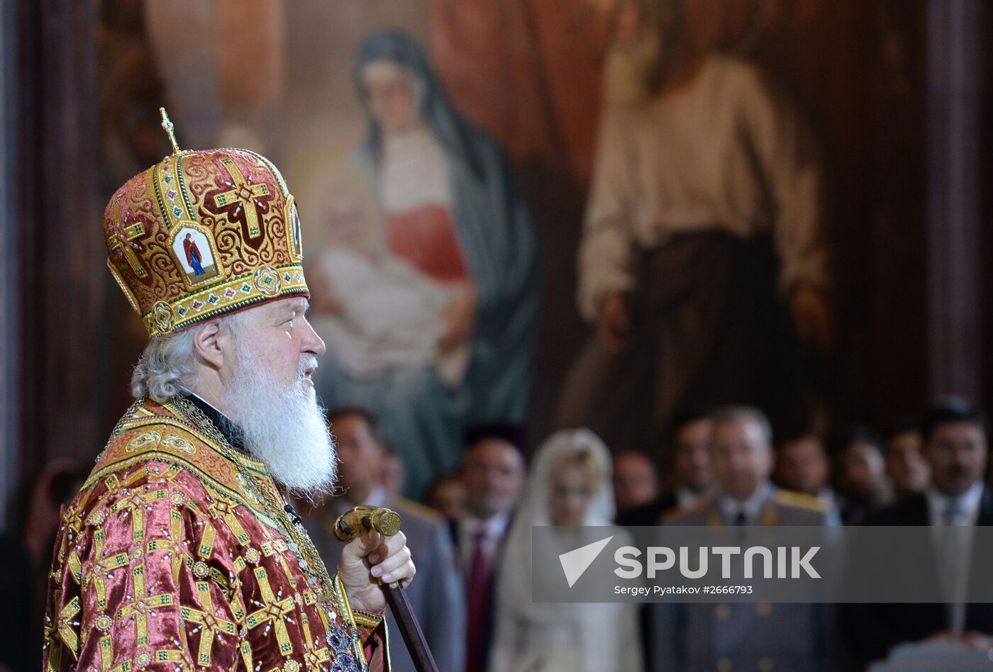 Patriarch Kirill holds divine service on the day of remembering Holy Prince Vladimir Equal to the Apostles