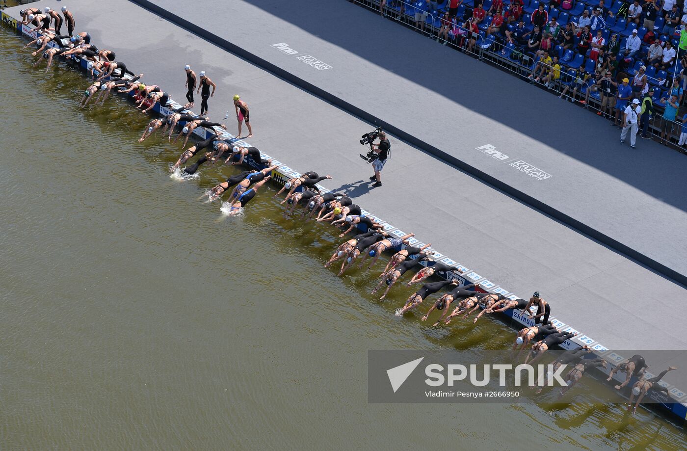 16th 2015 World Aquatics Championships. Open-water swimming. Women Ten kilometers