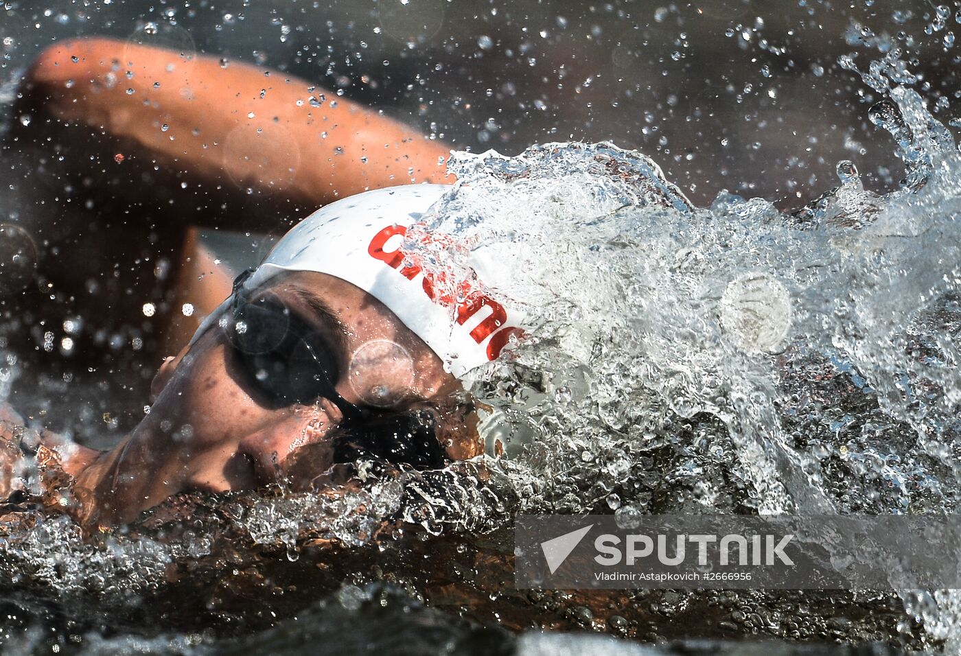 16th 2015 World Aquatics Championships. Open-water swimming. Women Ten kilometers