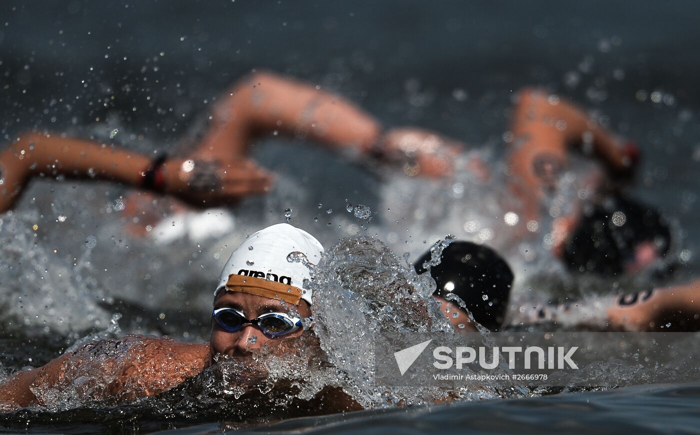 16th 2015 World Aquatics Championships. Open-water swimming. Women Ten kilometers