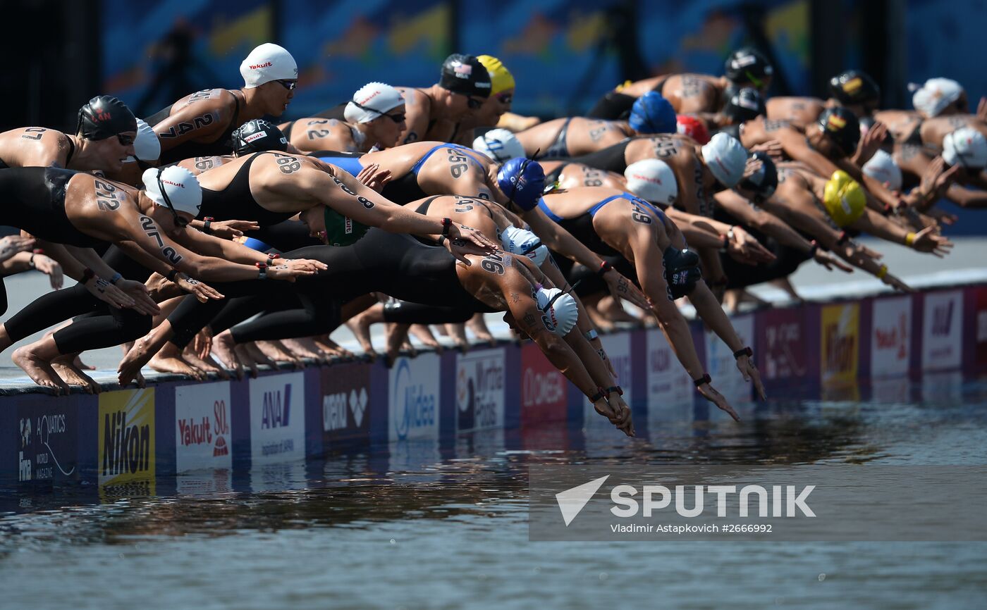 16th 2015 World Aquatics Championships. Open-water swimming. Women Ten kilometers