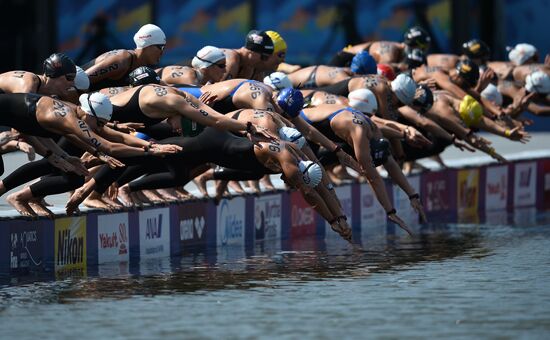 16th 2015 World Aquatics Championships. Open-water swimming. Women Ten kilometers