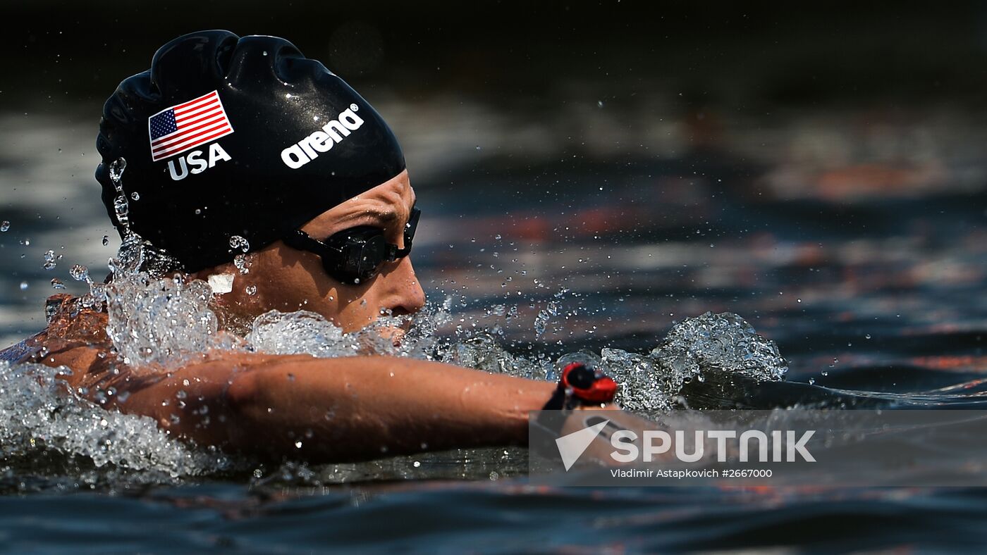 16th 2015 World Aquatics Championships. Open-water swimming. Women. Ten kilometers