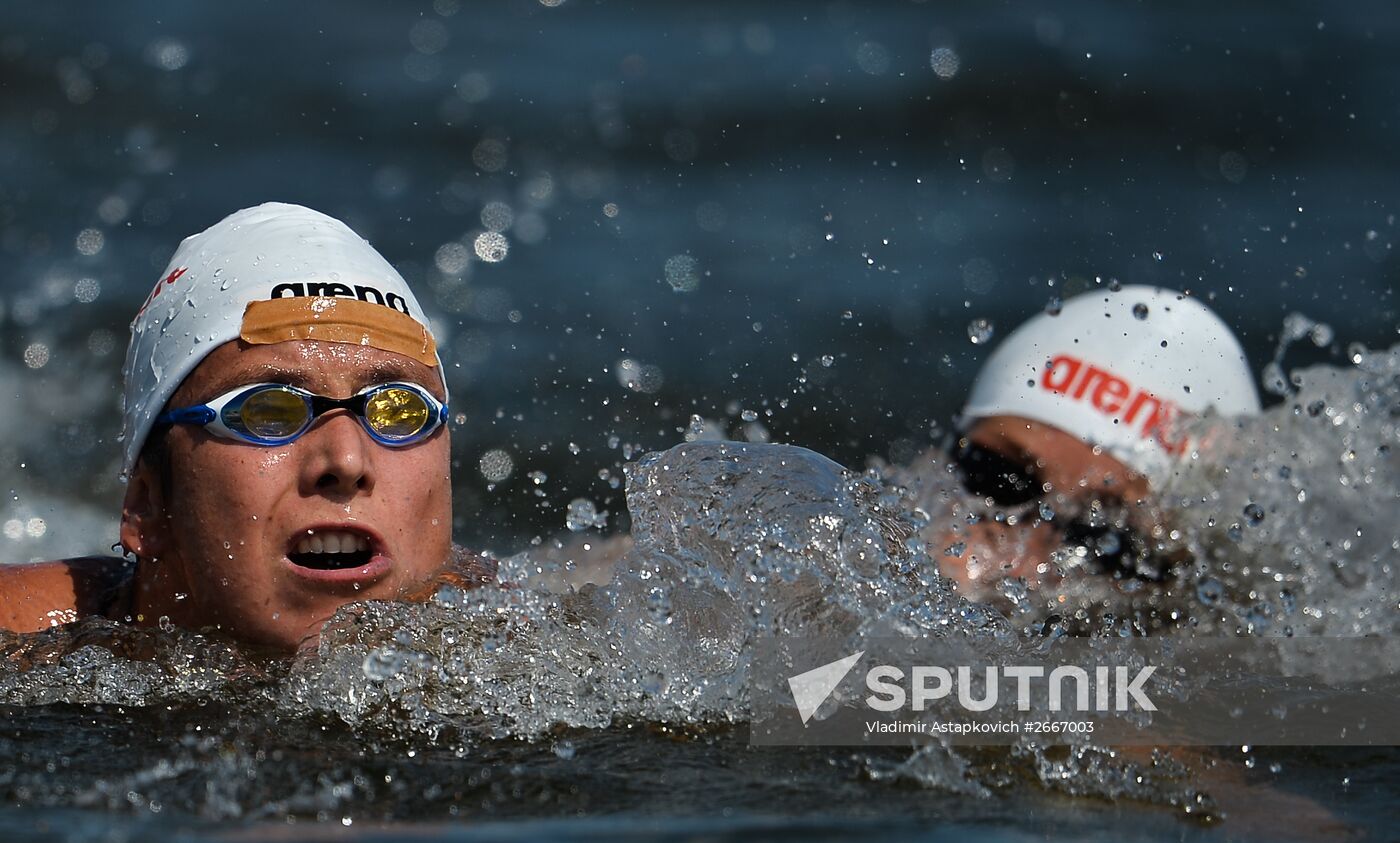 16th 2015 World Aquatics Championships. Open-water swimming. Women. Ten kilometers