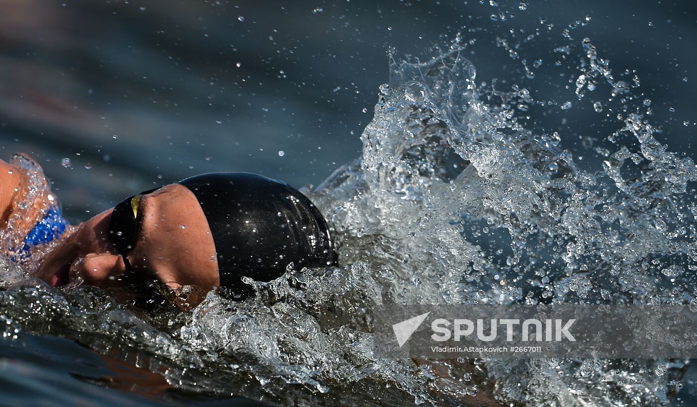 16th 2015 World Aquatics Championships. Open-water swimming. Women. Ten kilometers