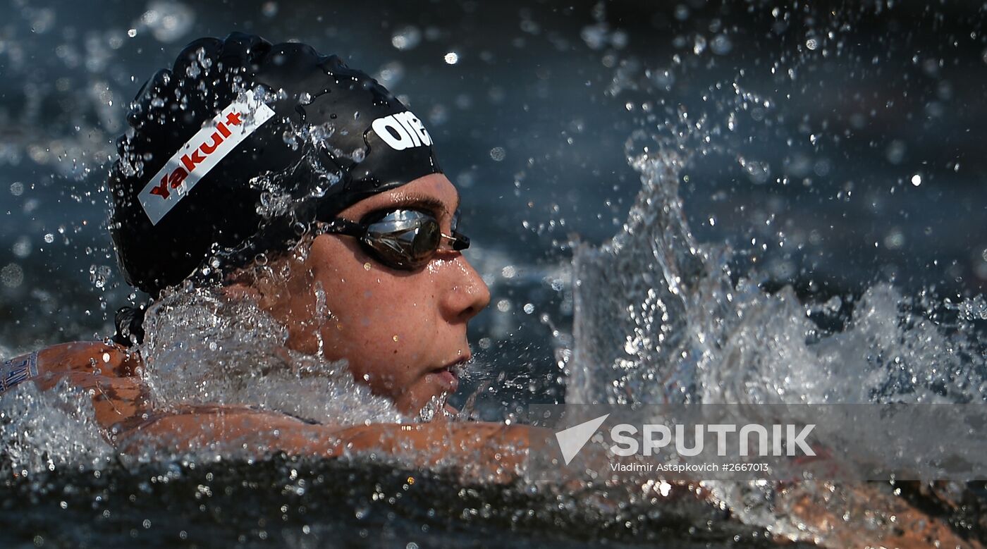 16th 2015 World Aquatics Championships. Open-water swimming. Women. Ten kilometers