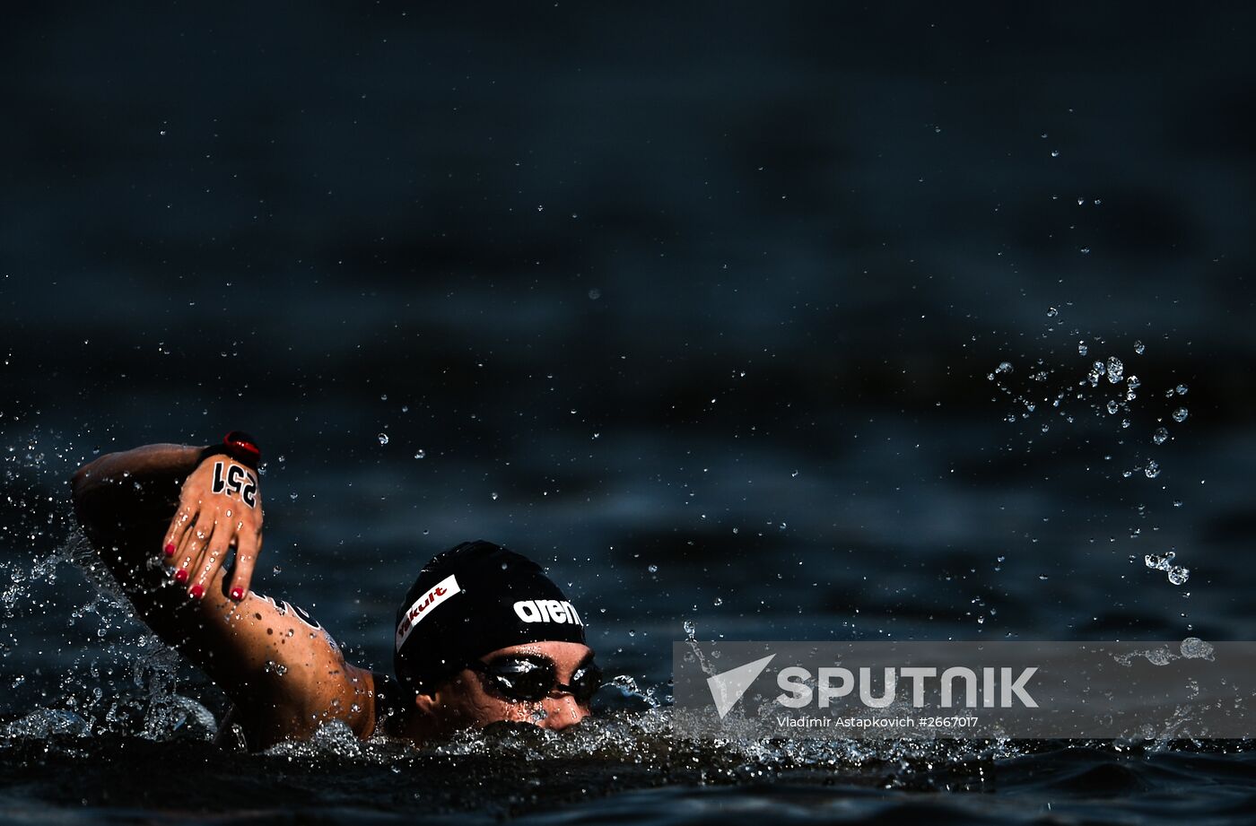 16th 2015 World Aquatics Championships. Open-water swimming. Women Ten kilometers