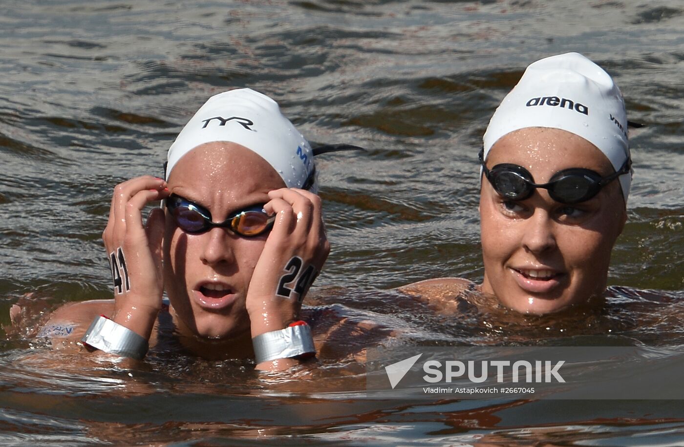 16th 2015 World Aquatics Championships. Open-water swimming. Women Ten kilometers