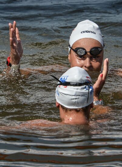 16th 2015 World Aquatics Championships. Open-water swimming. Women Ten kilometers