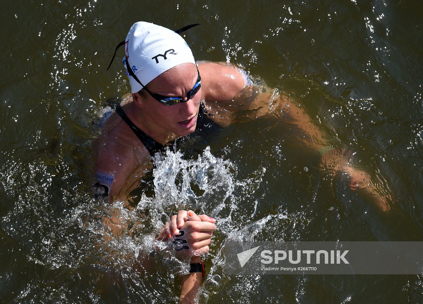 16th 2015 World Aquatics Championships. Open-water swimming. Women Ten kilometers