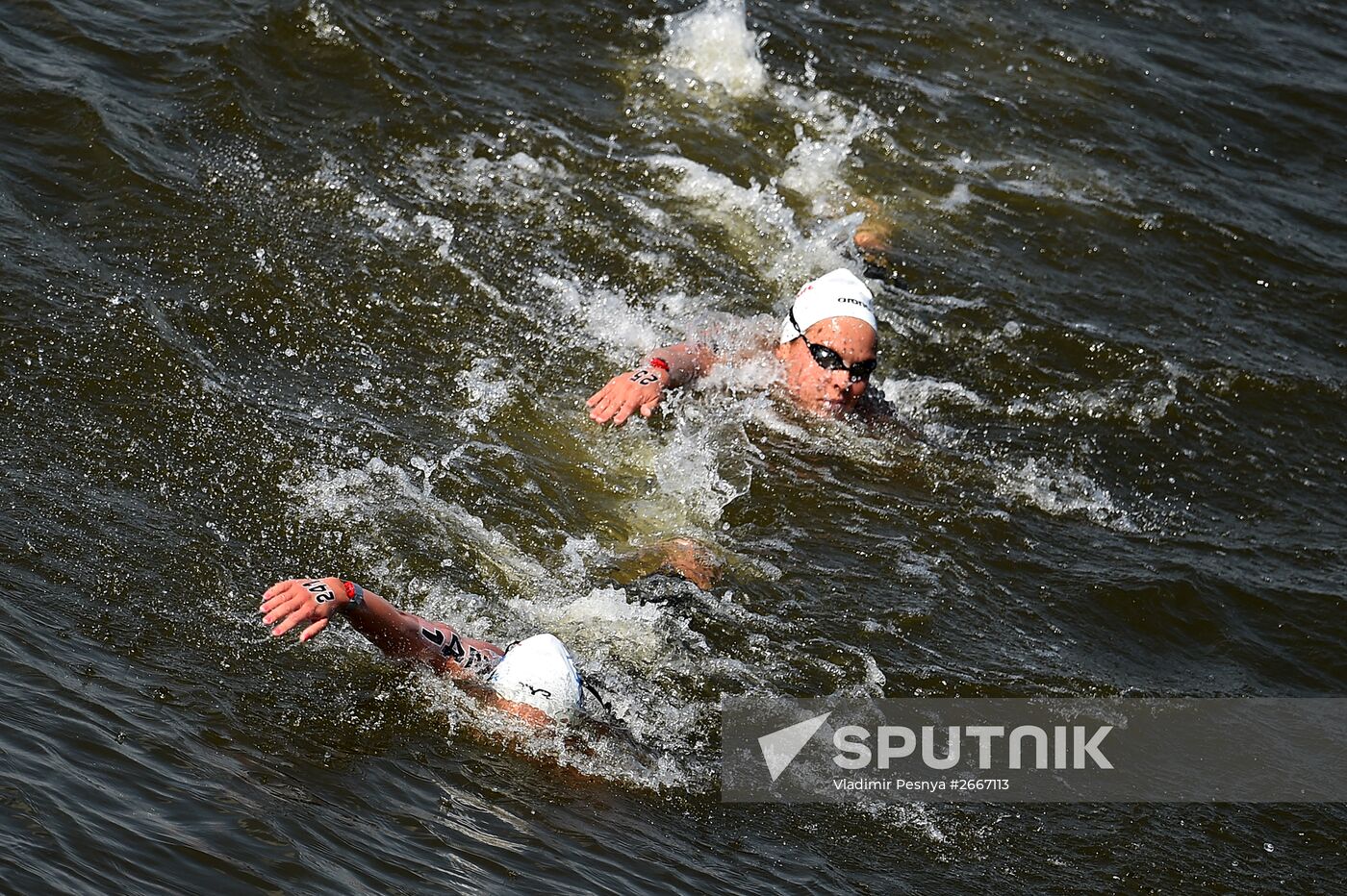 16th 2015 World Aquatics Championships. Open water swimming. Women's 10 km