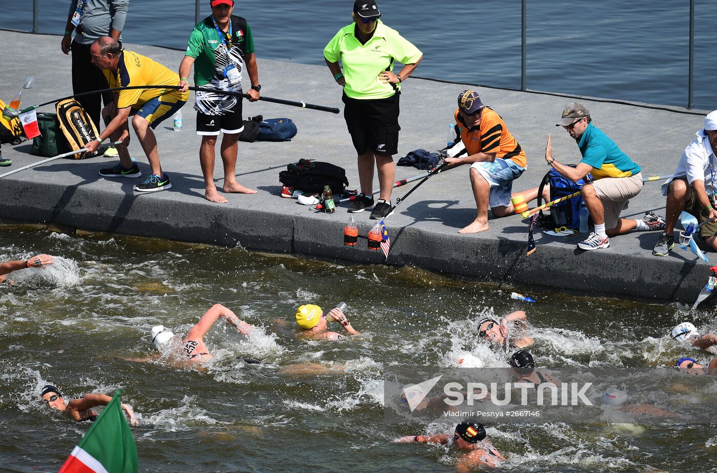 16th 2015 World Aquatics Championships. Open-water swimming. Women Ten kilometers