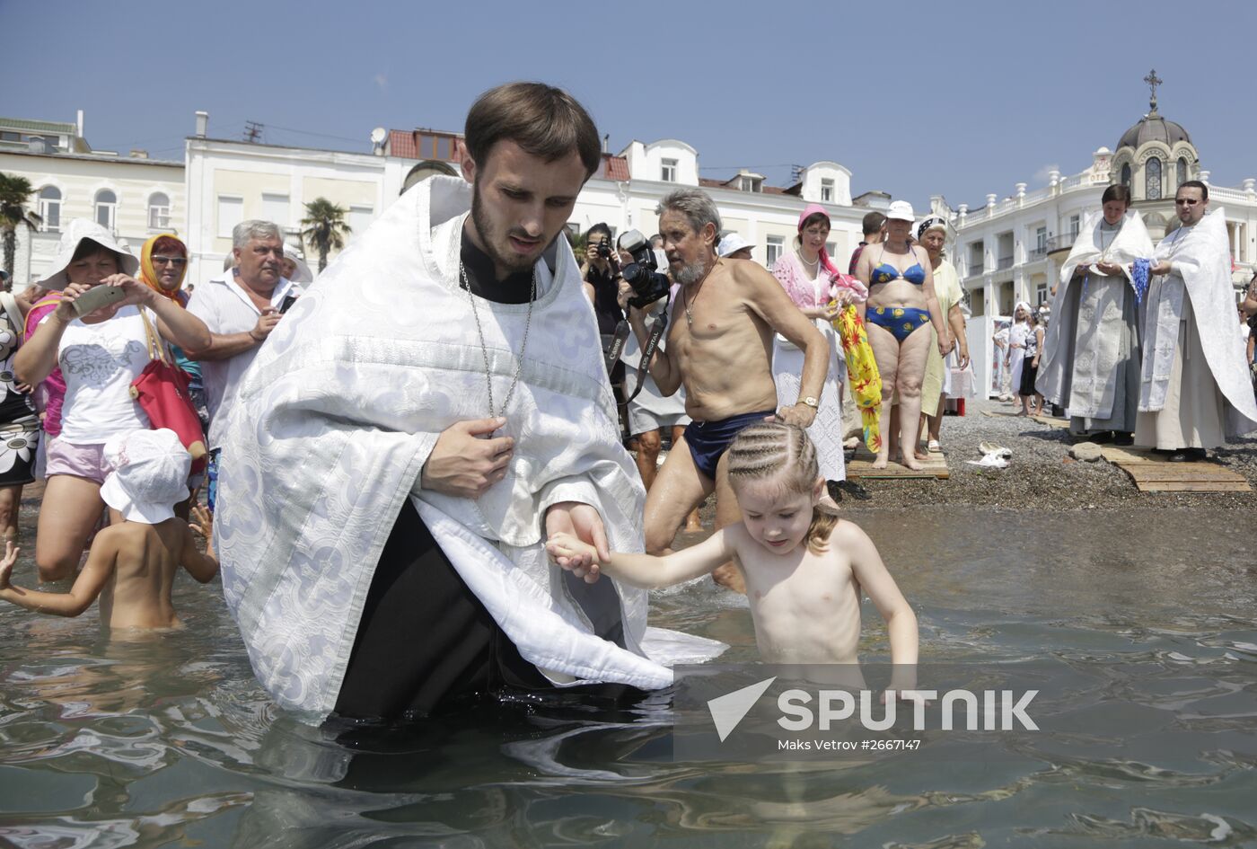 Celebrating Russia's Baptism Day in the country