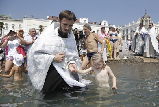 Celebrating Russia's Baptism Day in the country