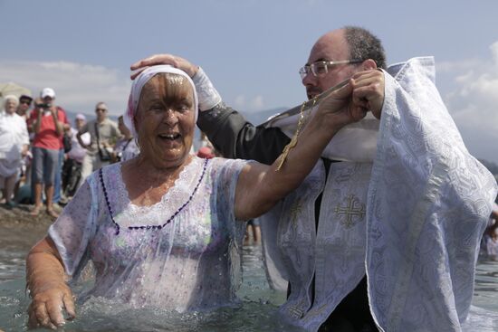 Celebrating Russia's Baptism Day in the country