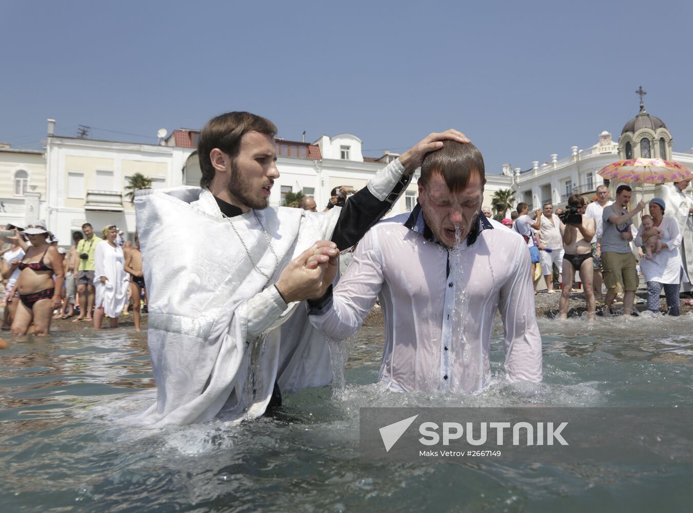 Celebrating Russia's Baptism Day in the country