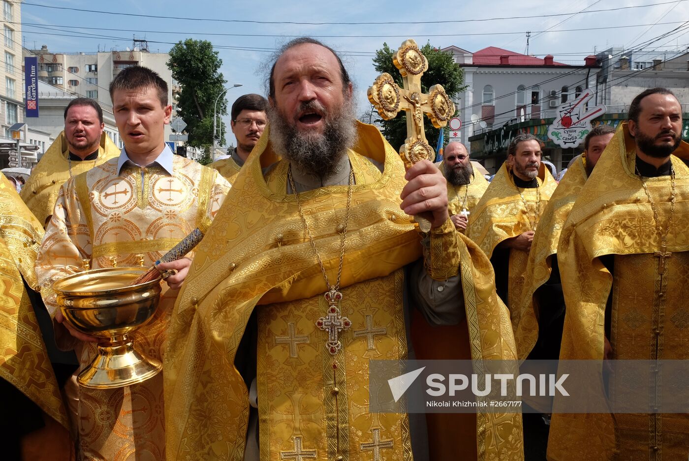 Celebrating Russia's Baptism Day in the country