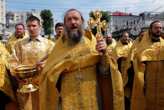 Celebrating Russia's Baptism Day in the country