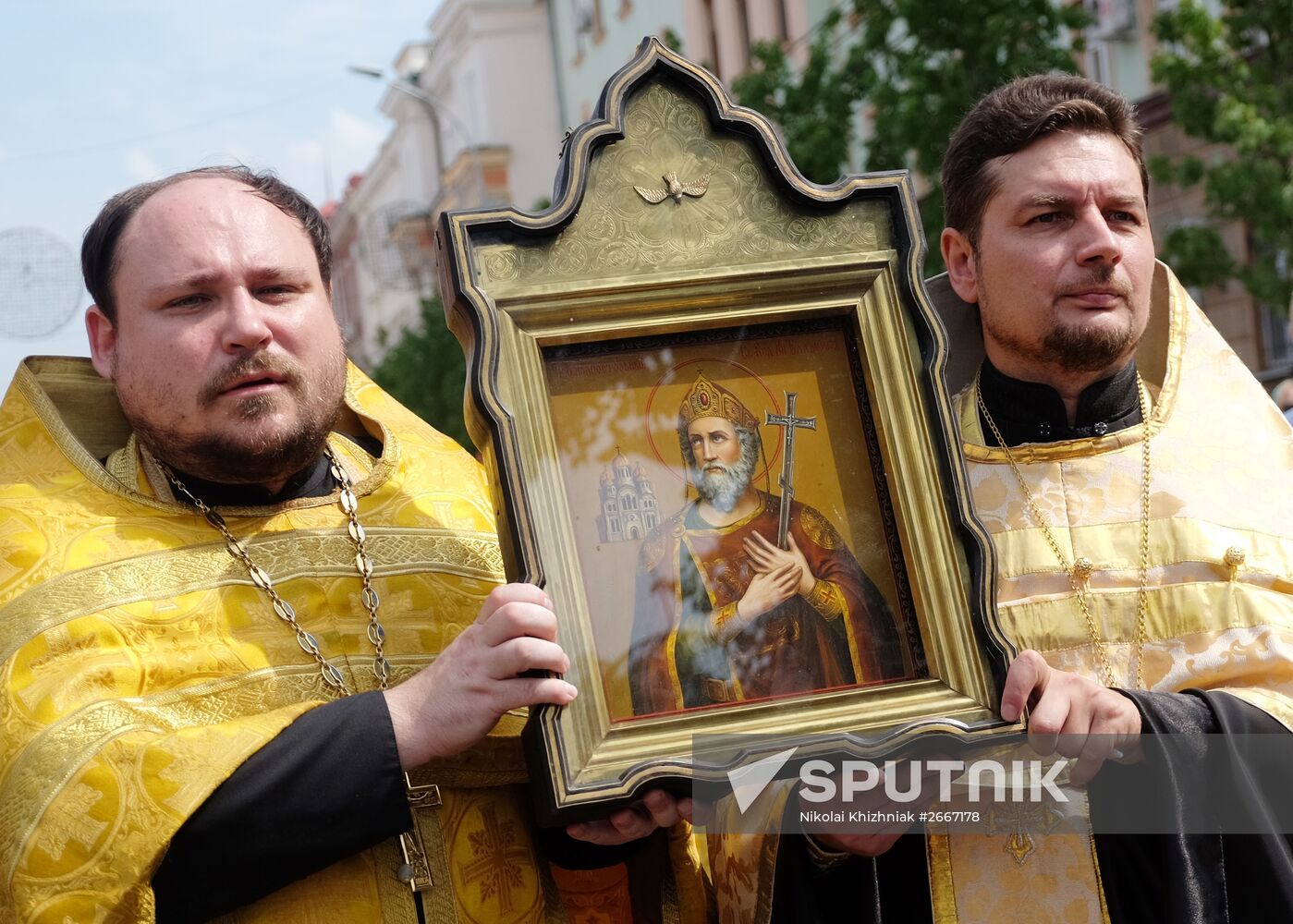 Celebrating Russia's Baptism Day in the country