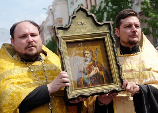 Celebrating Russia's Baptism Day in the country