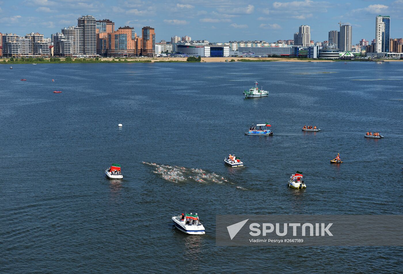 16th 2015 World Aquatics Championships. Open-water swimming. Women Ten kilometers