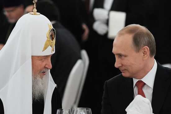 Reception to celebrate 1000th anniversary of Repose of Prince Vladimir, Equal to the Apostlestles