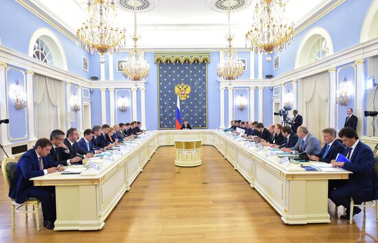 Russian Prime Minister Dmitry Medvedev chairs meeting of Government Commission on the Development of North Caucasus Federal District